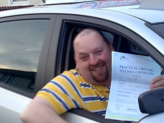 Brilliant drive well done on passing first time